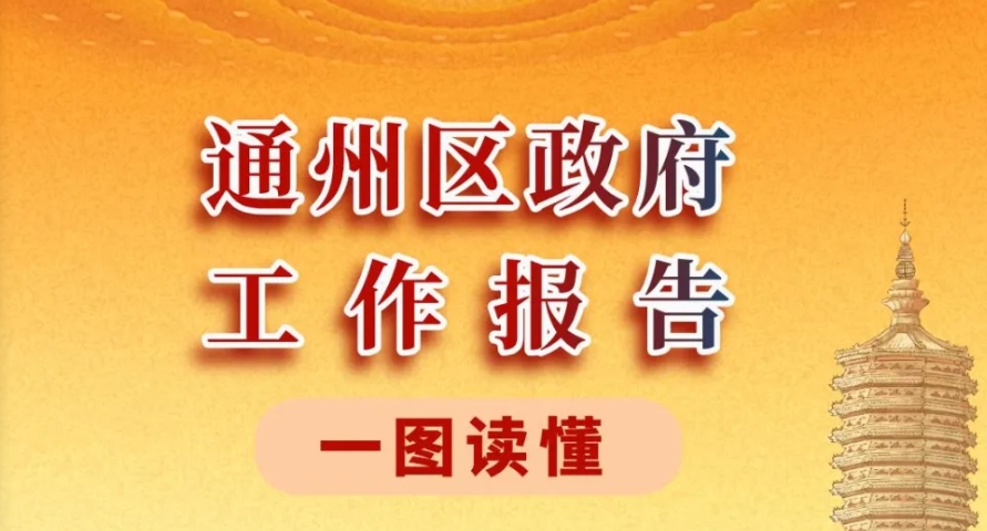 一图读懂：区长郑皓作政府工作报告！今年副中心要干这些大事！