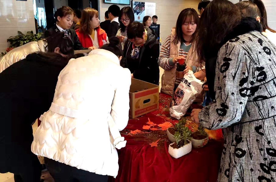 新华街道运河商务区“我爱我家,绿色环保” 多肉种植活动 新华街道运河商务区“我爱我家,绿色环保” 多肉种植活动