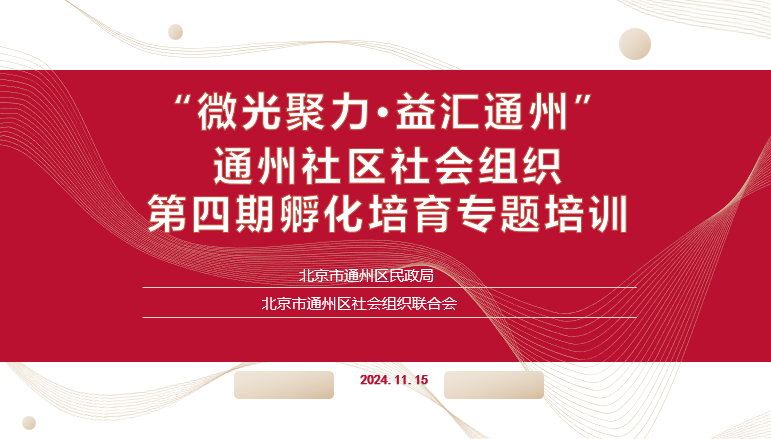 通州区社会组织联合会:点燃社区 社会组织发展新引擎 通州区社会组织联合会:点燃社区 社会组织发展新引擎