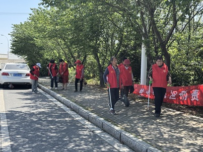 绿盾巡守 ， 防火清源——梅园社区常态化“户外监察”活动