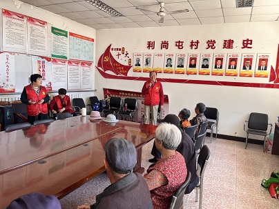 【大王古庄镇四助服务】“为夕不晚，志愿出彩”——利尚屯村便民市集：银龄志愿者闪耀，多元服务暖人心