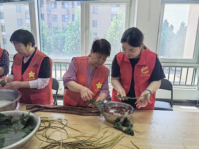 【大王古庄镇社工站】泰丰家园社区“粽香四溢 端午情长”端午节主题志愿活动