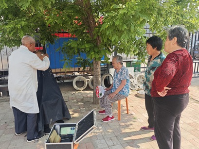 【大孟庄镇四助服务】共建共享“服务圈”“幸福昭阳寺·公益惠老行”昭阳寺村公益日