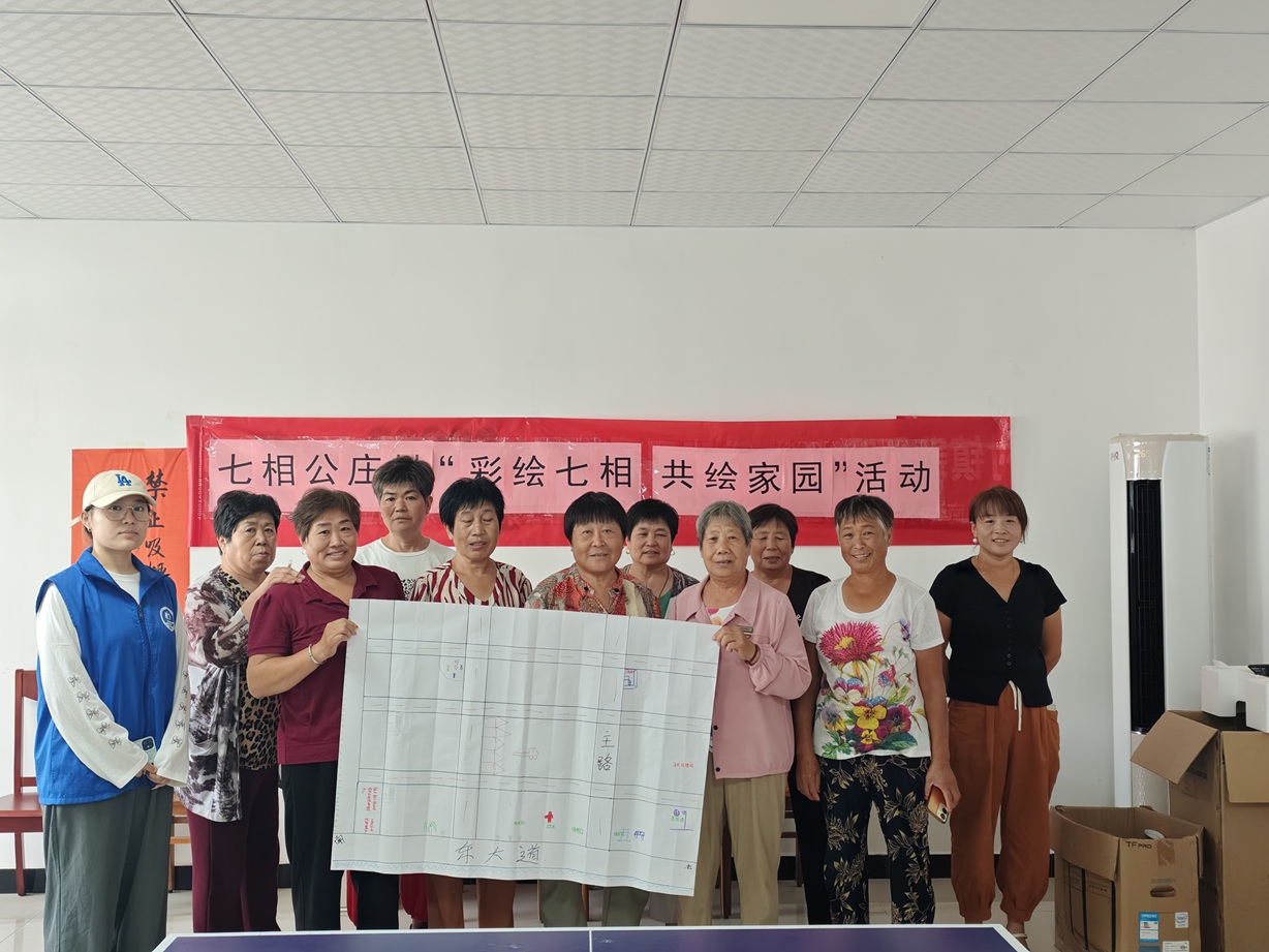 【大孟庄镇社工站】七相公庄村：“彩绘七相 共绘家园”活动