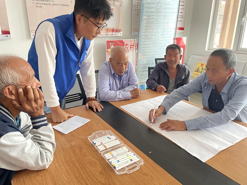 【大孟庄镇社工站】前幼庄村“寻味前幼庄・手绘家乡图” 乡村地图绘制活动