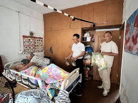 冲山村|银铃向党.情暖七一—老党员文化慰问行